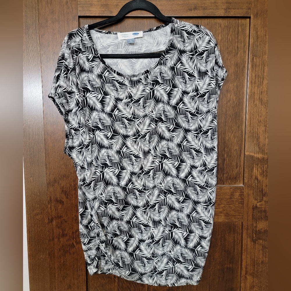 Old Navy Maternity Tropical Dolman Shirt Large